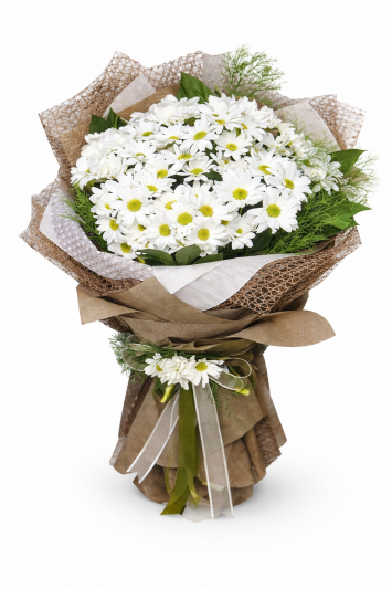 Beyaz Papatya Buketi