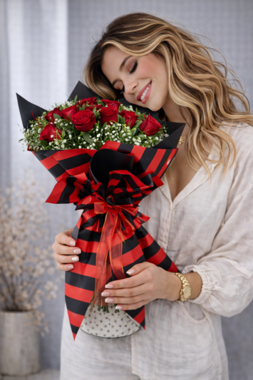 Kırmızı Gül Buketi 